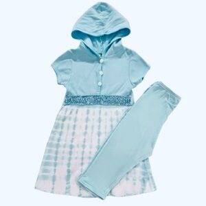 Mignone- Toddler Tie Dye Tunic Top & Matching Pants. Size: 4T